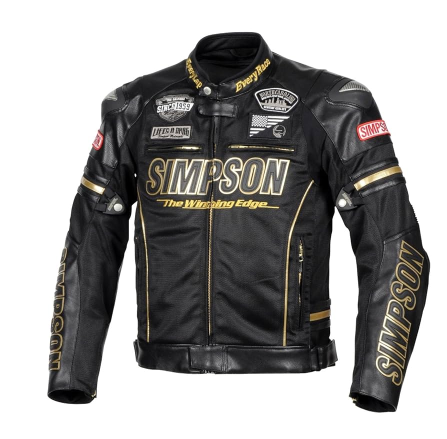 SIMSON シンプソン　メッシュ バイクジャケット LL インナー脱着可 Amazon | シンプソン(SIMPSON) バイク用ジャケット Premium Mesh