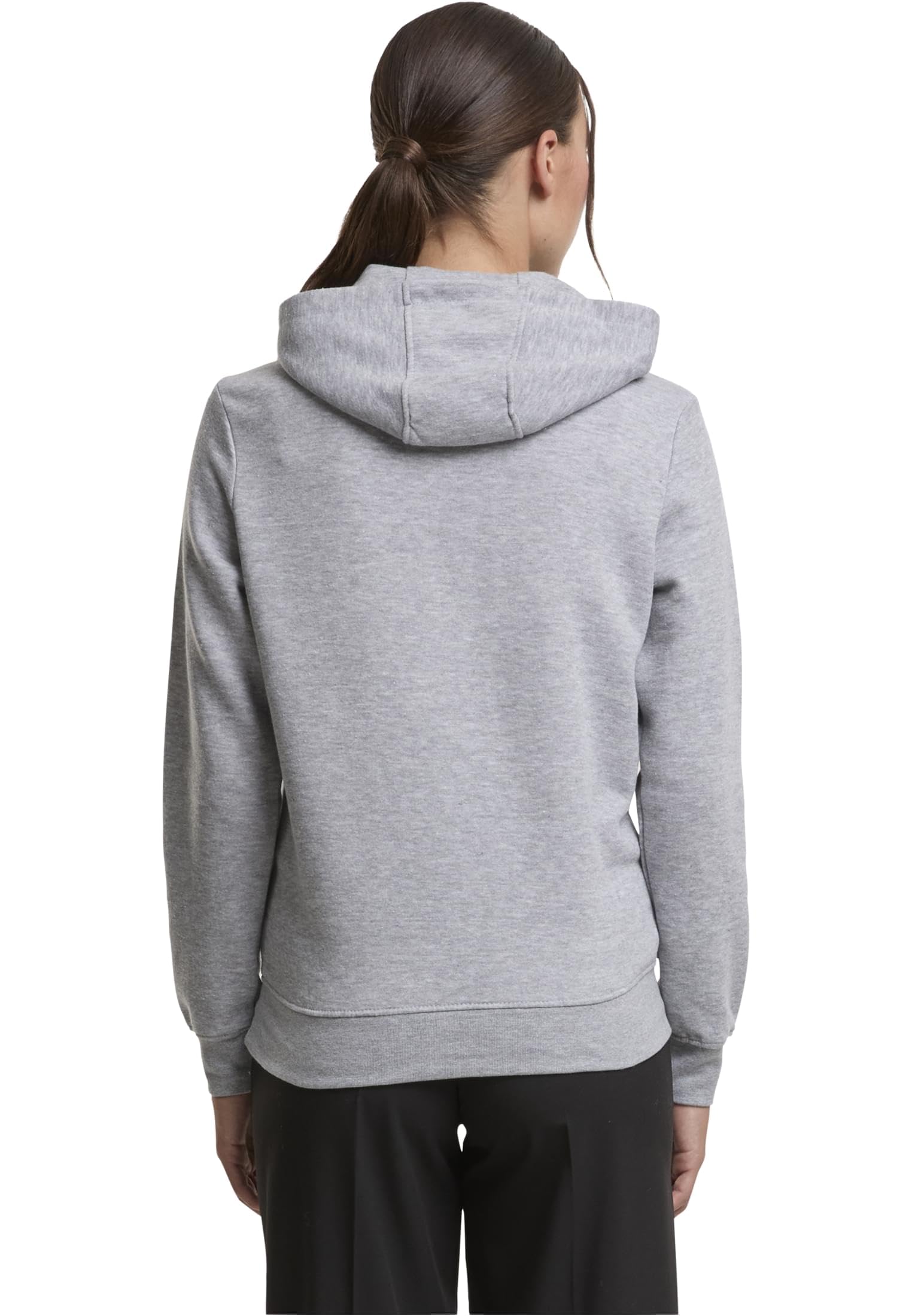 Urban Classics Damska bluza z kapturem Basic Essential – luźna bluza z kapturem o regularnym kroju z kieszenią typu kangurka – wygodna bluza z kapturem na co dzień, w czasie wolnym i na ulicę