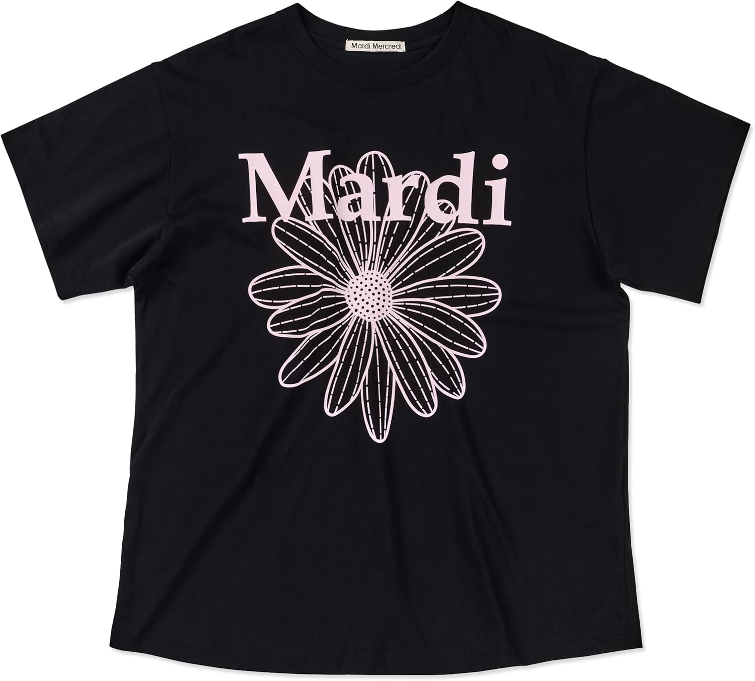 Women's FLOWERMARDI Graphic T-Shirt, 100% Cotton, Short Sleeve, Soft Relaxed Fit - Image 2