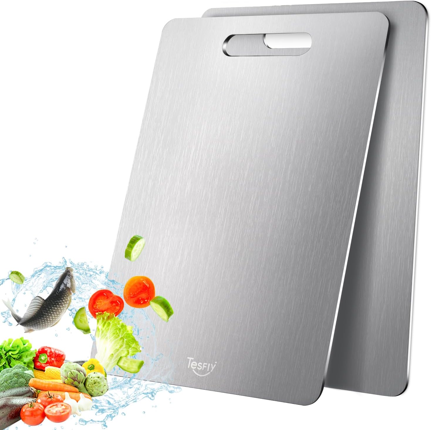 HEALTHY KITCHEN – Titanium cutting board without BPA and microplastics main image 0