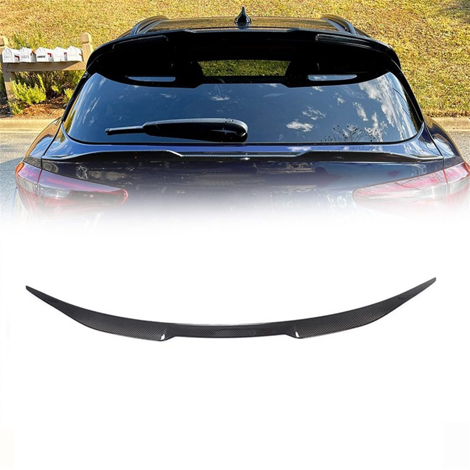 Becquet arrière pour Alfa Romeo Stelvio 2017-2021 spoiler moyen de coffre