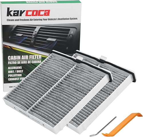 KARCOCA CF12140 Filtro de aire de cabina prémium con carbón activado compatible con Toyota YARIS 2017-2020 MAZDA CX-3 2016-2022 SCION IA 2016