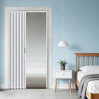 PVC Accordion Folding Door Panel 48×80in, Interior Space-Saving Folding ...