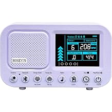 Digital Metronome Rechargeable English Vocal Countdown With Timer Function Bluetooth Connectivity Suitable for Piano, Guitar, Drums, and All Instruments Purple