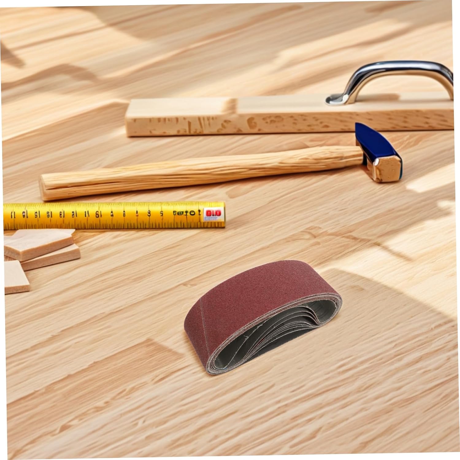 21pcs Aluminum Oxide Belt Sander Belts for Woodworking Tools