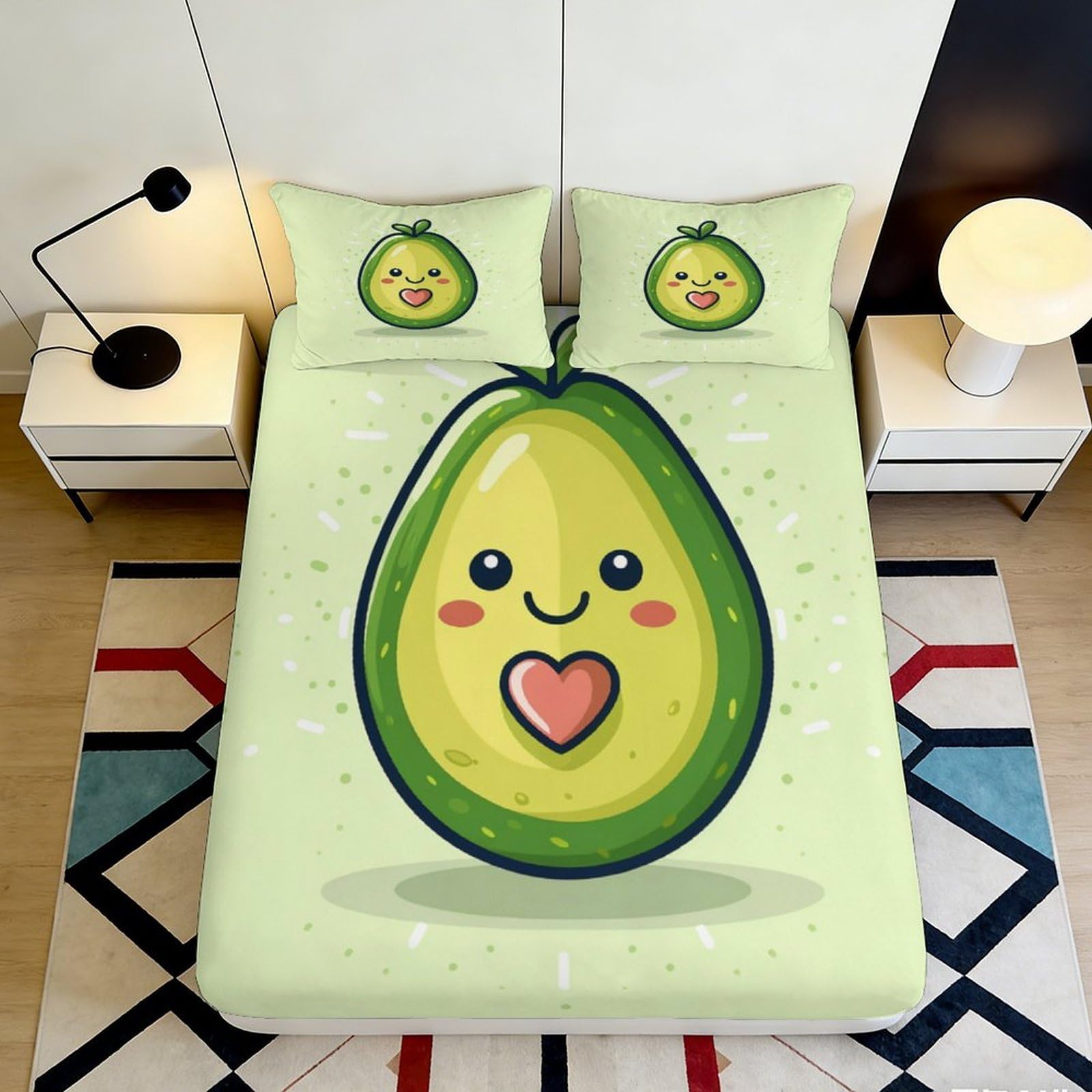 3D Printed Graffiti Skateboard Fitted Sheet Microfiber Deep Pocket Bedroom Non-Slip Skate Mattress Fitted Cover 180x200x25cm