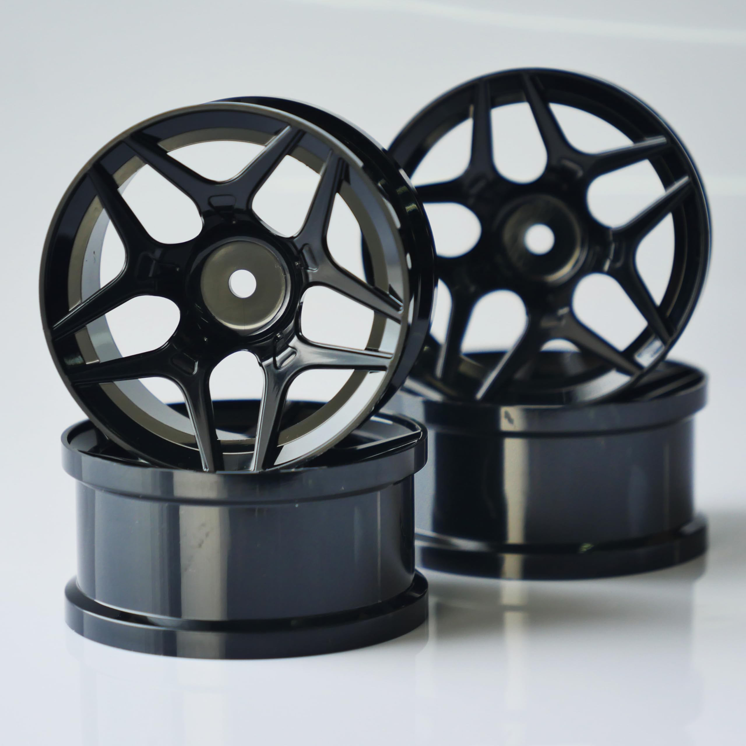 Amazon.co.jp: MRC大径ホイール 直径54mm 4本 ブラック : おもちゃ