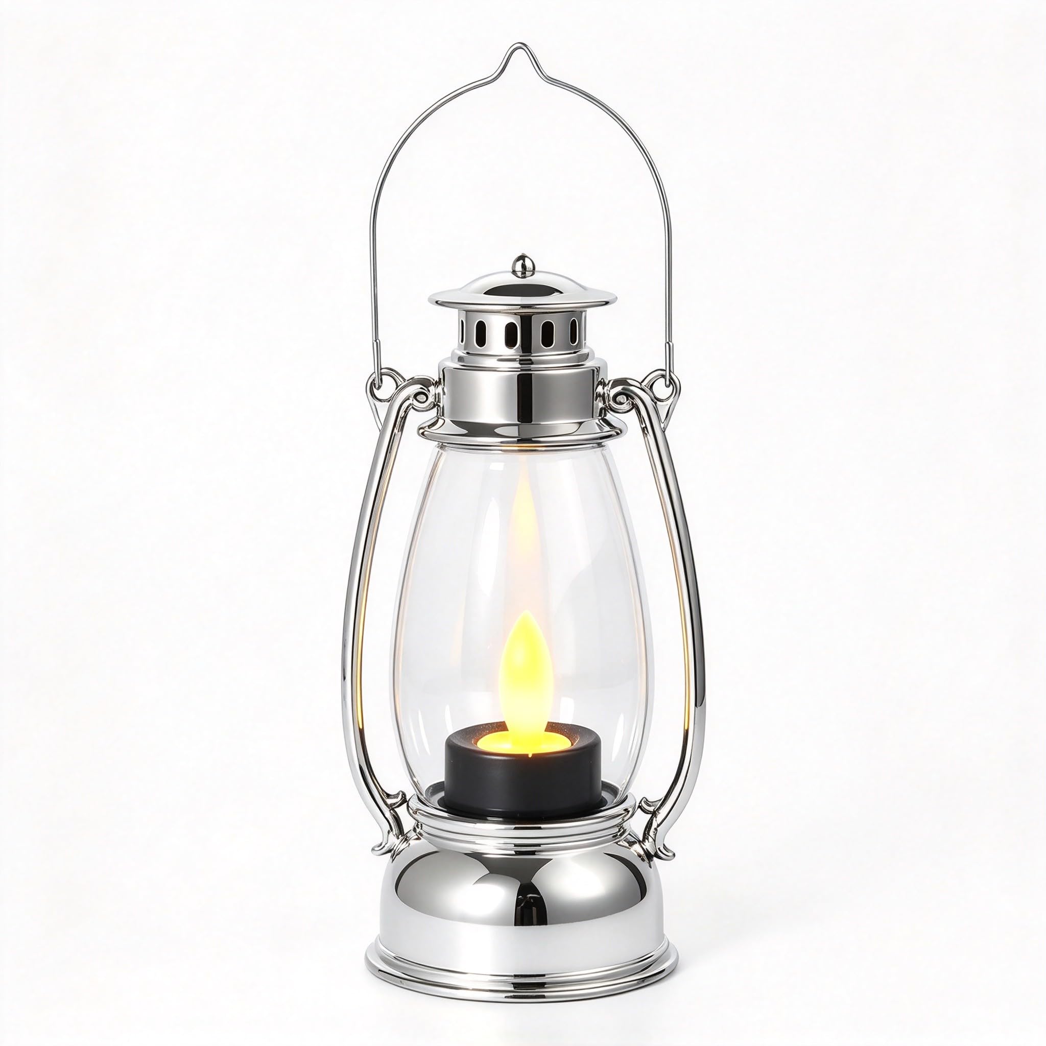Vintage LED Lantern, Battery Powered Lanterns Portable Lights Lamps