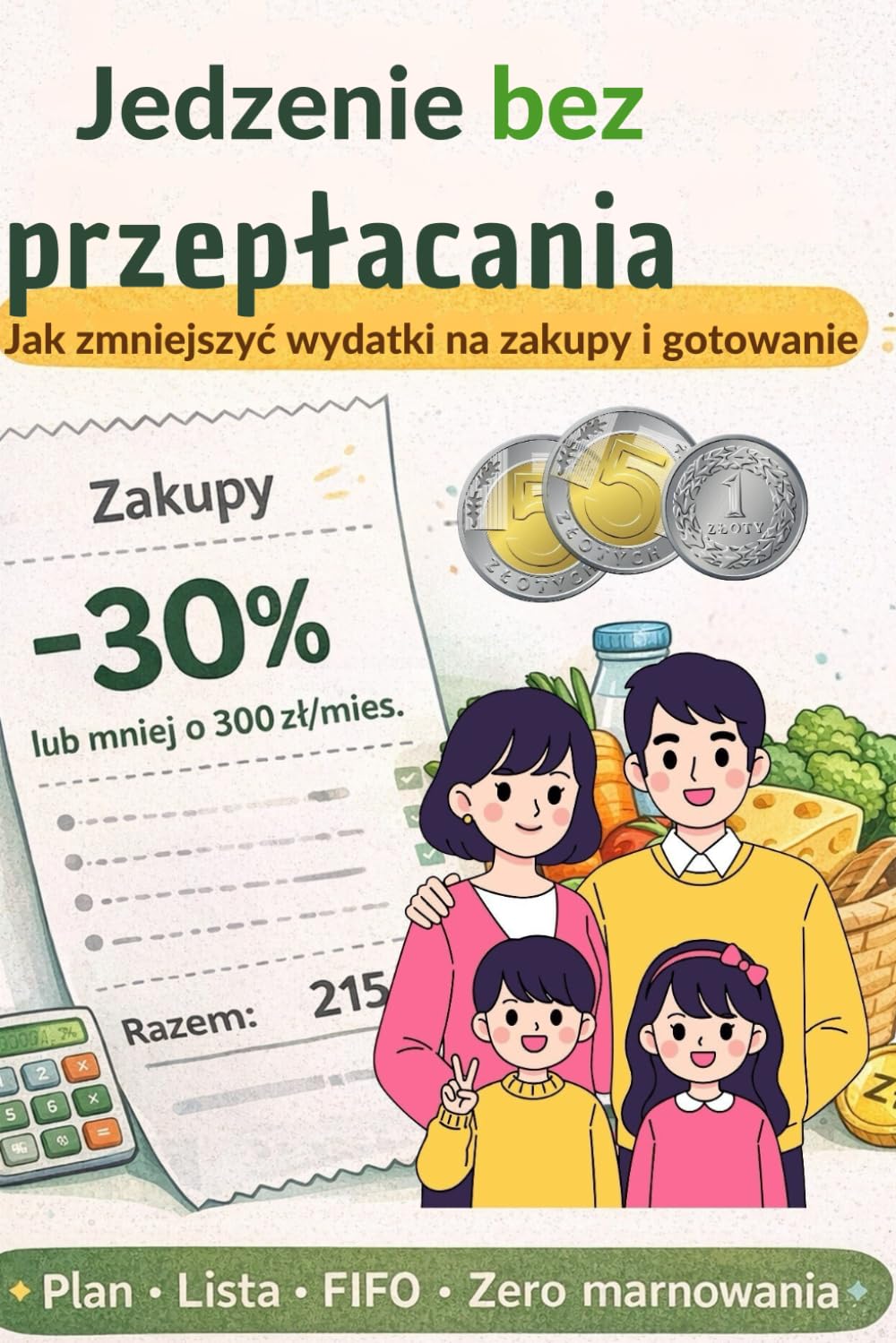 Jedzenie bez przepłacania: Jak zmniejszyć wydatki na zakupy i gotowanie (Wydanie polskie / Polish Edition)