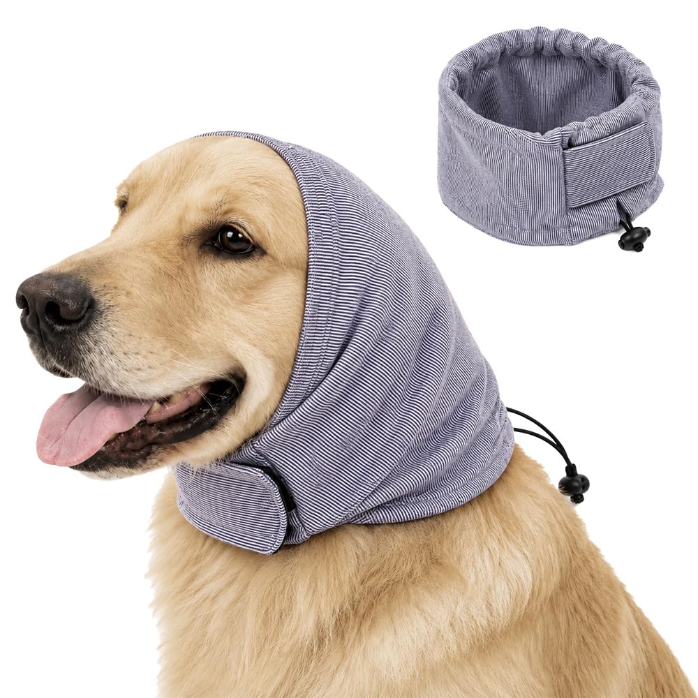 Adjustable Dog Snood Ear Protector for Grooming, Bathing & Outdoors