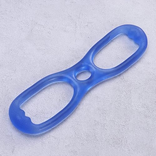 Miniatura 3 de INOOMP Figura 8 - Banda de resistencia de 8 formas, banda de resistencia para yoga, gimnasio, fitness, cuerda de tracción para brazos, expansor de