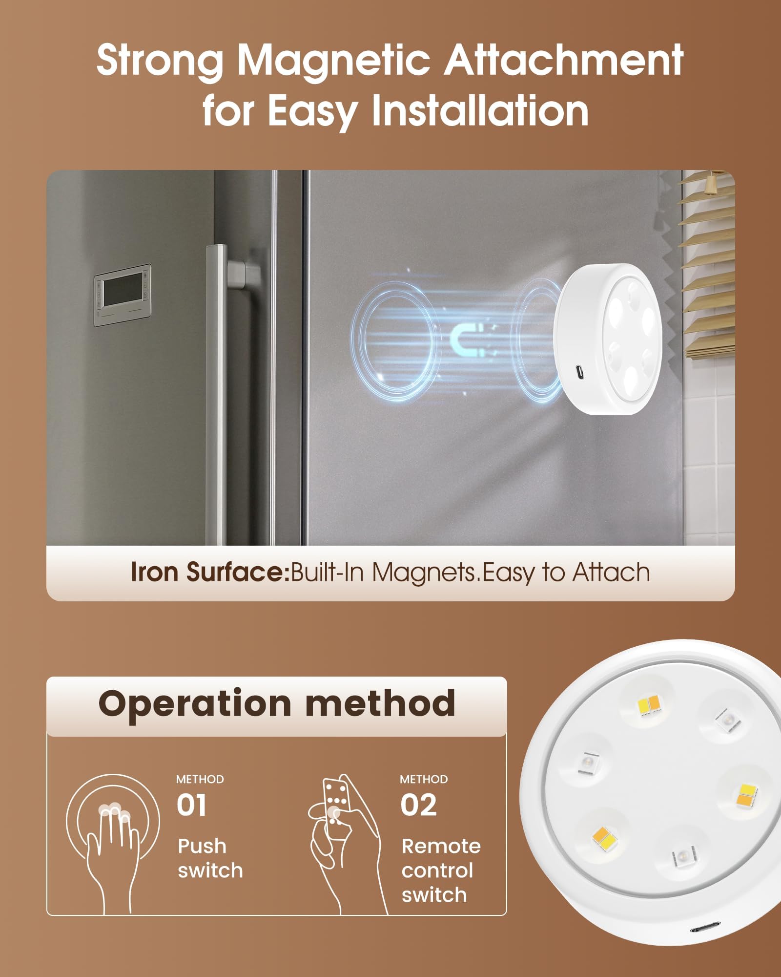 Luce LED Sottopensile, 2000 mAh Ricaricabile Luce LED con Telecomando, RGB e 3000K/4500K/6000K Luce Sottopensile, Dimmerabili Magnetiche Luce Sottopensile per Armadio Cucina Corridoi Scale