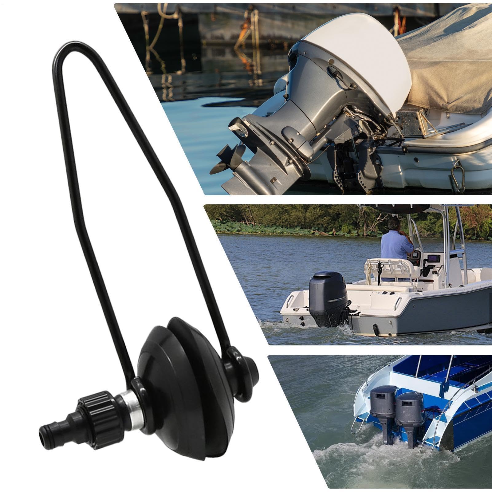 Distributeur de moteur – Accessoire marin, 1 unité d'alimentation en eau à connexion rapide pour le rinçage hors-bord, équipement d'entretien du système de refroidissement, économiseur de moteur de