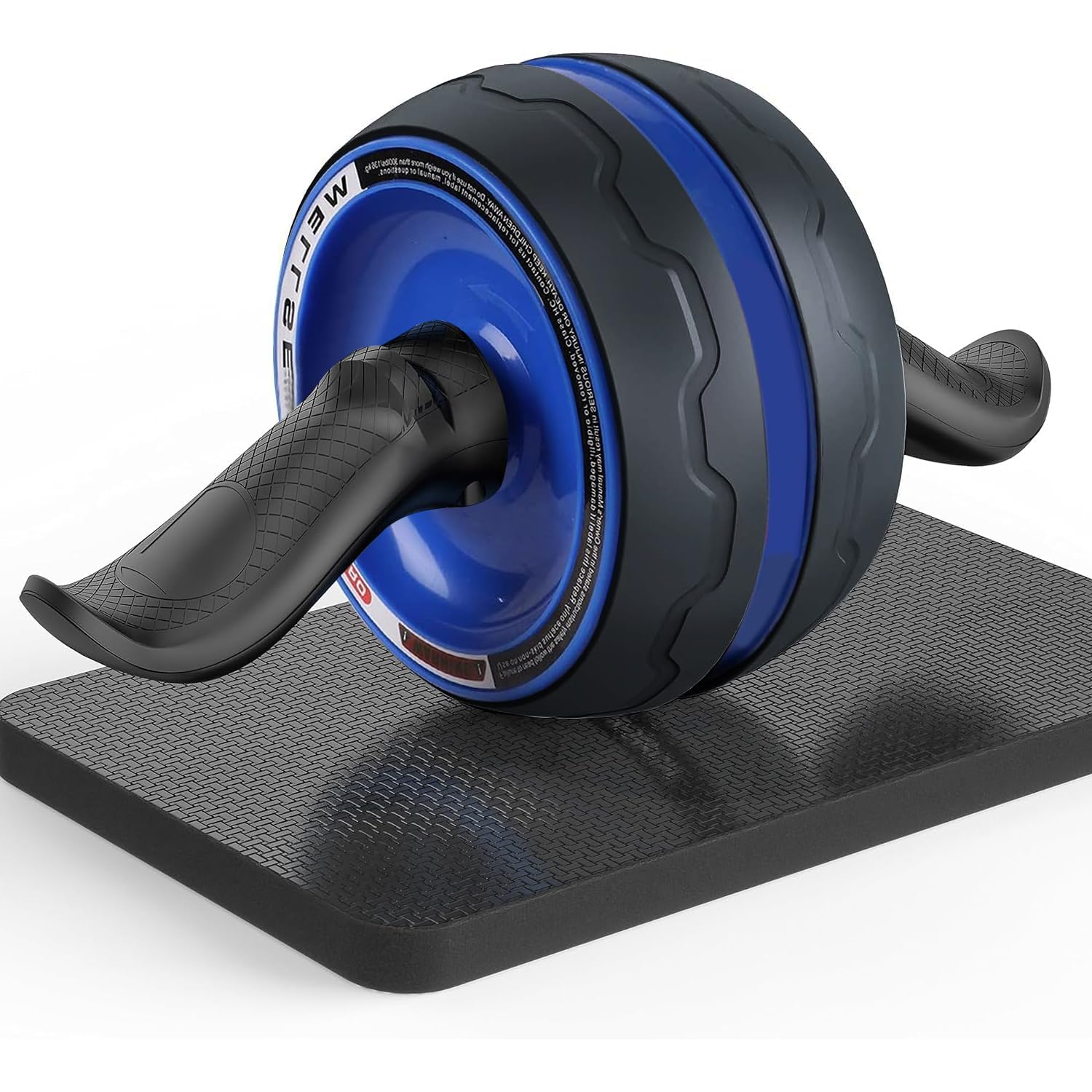 Wearslim® Professional Non-Slip Handles Ab Roller with Knee Mat | Mega Abdominal Workout Equipment for Men and Women Exercise - Black (B09V44K6B5) Amazon Price History, Amazon Price Tracker