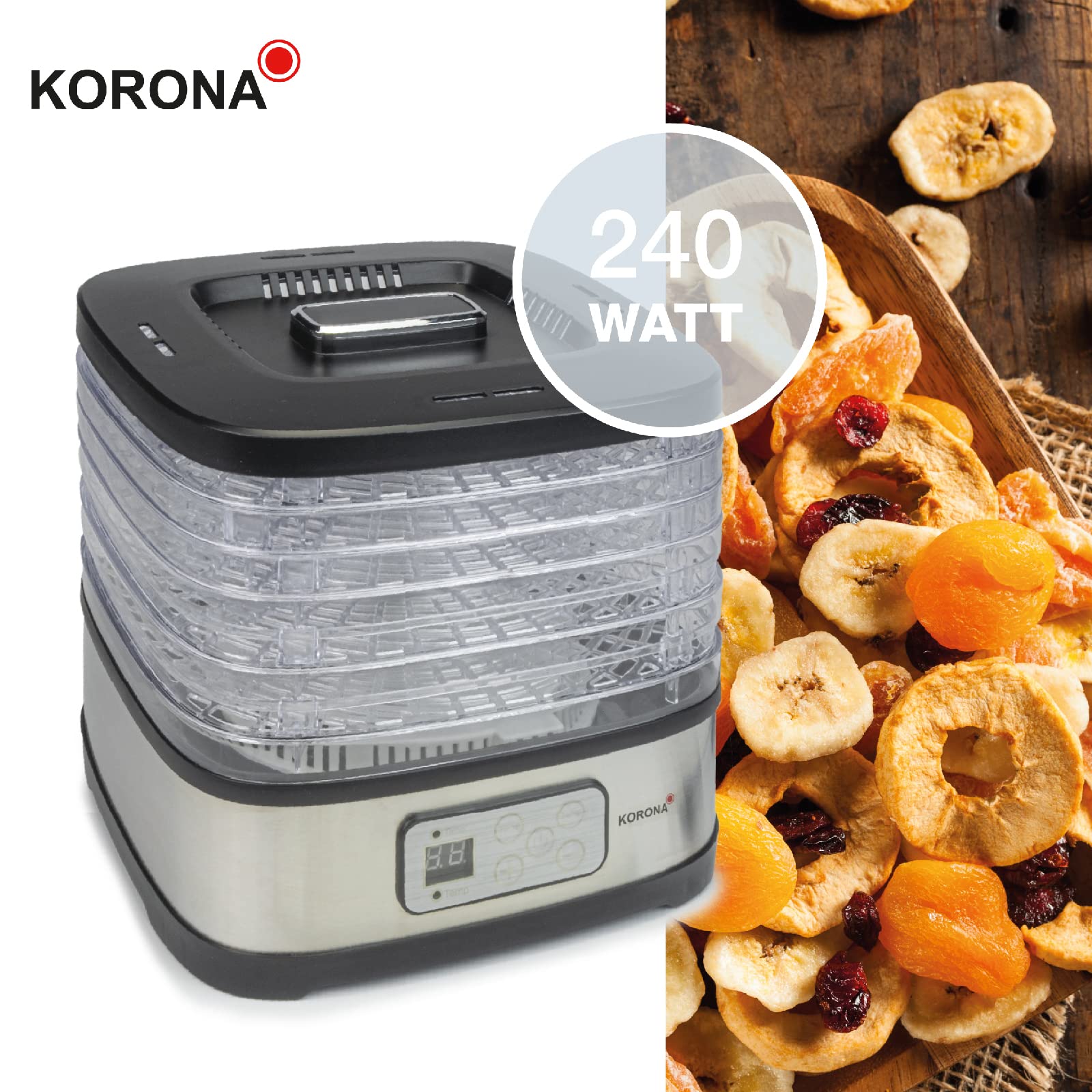 Korona 57011 Déshydrateur automatique avec forme de barre de céréal