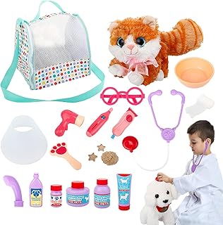 Pet Vet Toys Doctor Kit per bambini, Gioca Set Vet