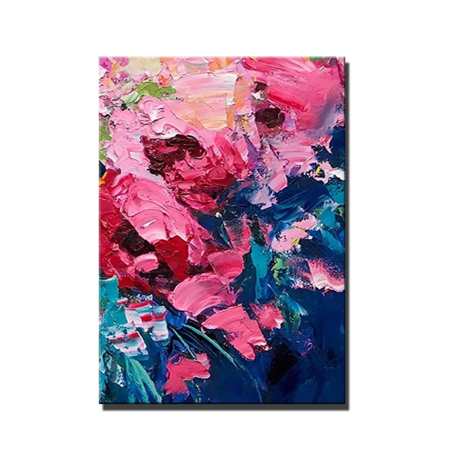 Art mural esthétique violet : impression sur toile moderne pour chambre