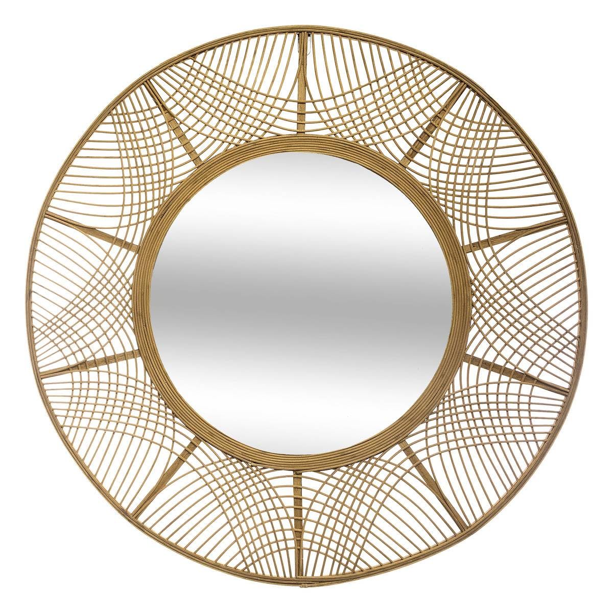 Atmosphera - Espejo 'Ina' - bambú D. 89 cm