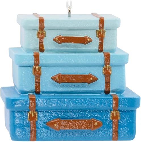 Hallmark - Adorno apilado para equipaje de viaje, diseño de hobbies e intereses