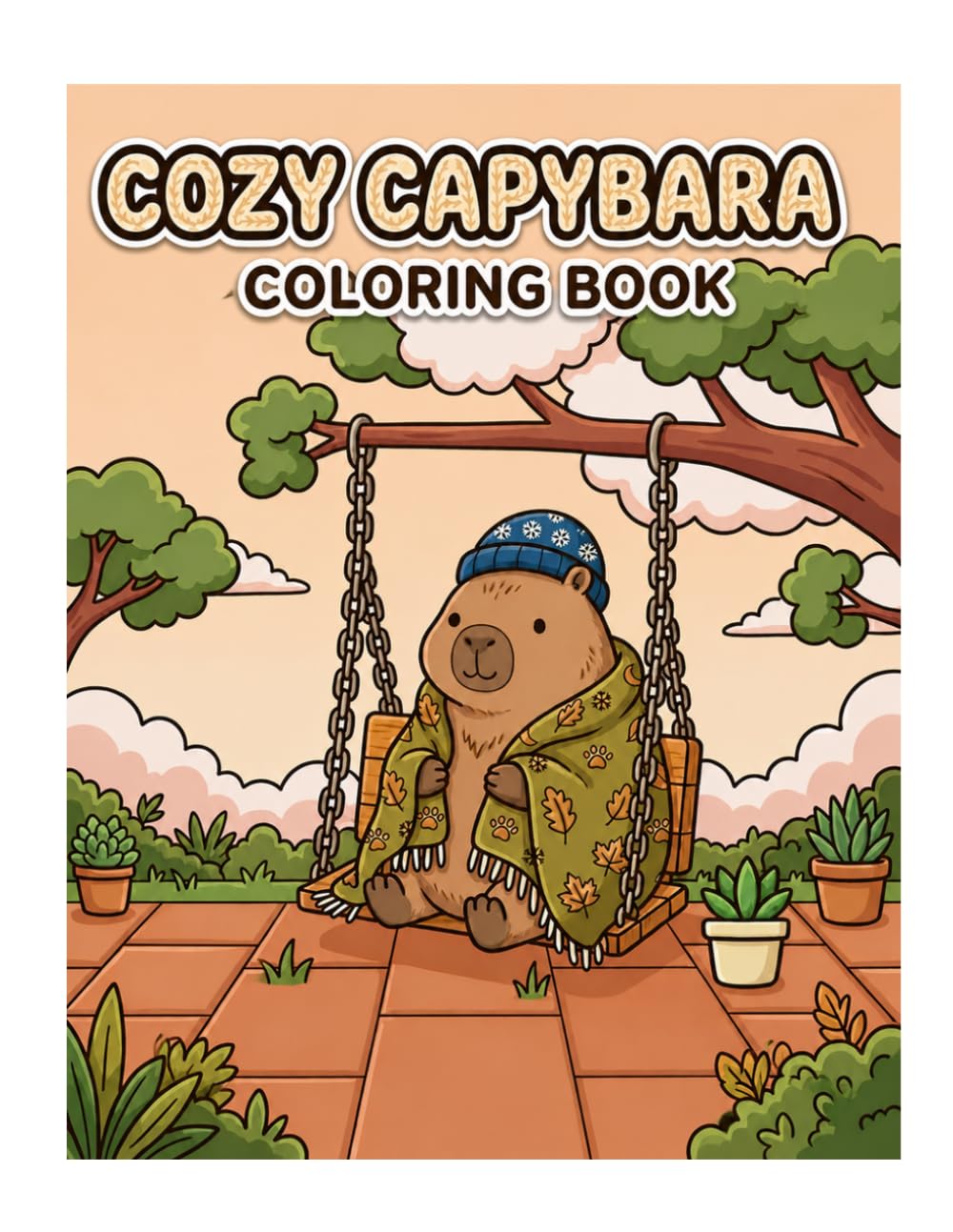 Cozy Capybara Coloring Book for Adults: Cute and Relaxing Capybara Designs for Stress Relief, Cozy Vibes and Mindfulness