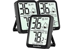3 Pack Indoor Room Thermometer Hygrometer for Home