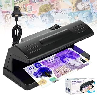 Falschgeld-Detektor, Geldscheinprüfer, UV-Geldprüfer, Falschgeld-Detektor für Zuhause, Geschäfte, Hotels, Supermärkte, Restaurants