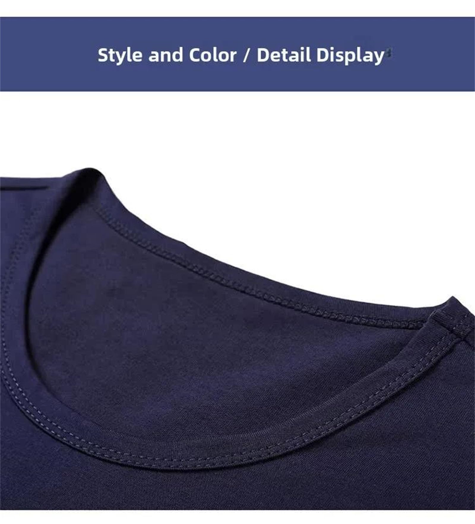 Camiseta de algodón de manga larga para hombre, casual, holgada, cuello redondo, estilo urbano, cómoda, para uso diario
