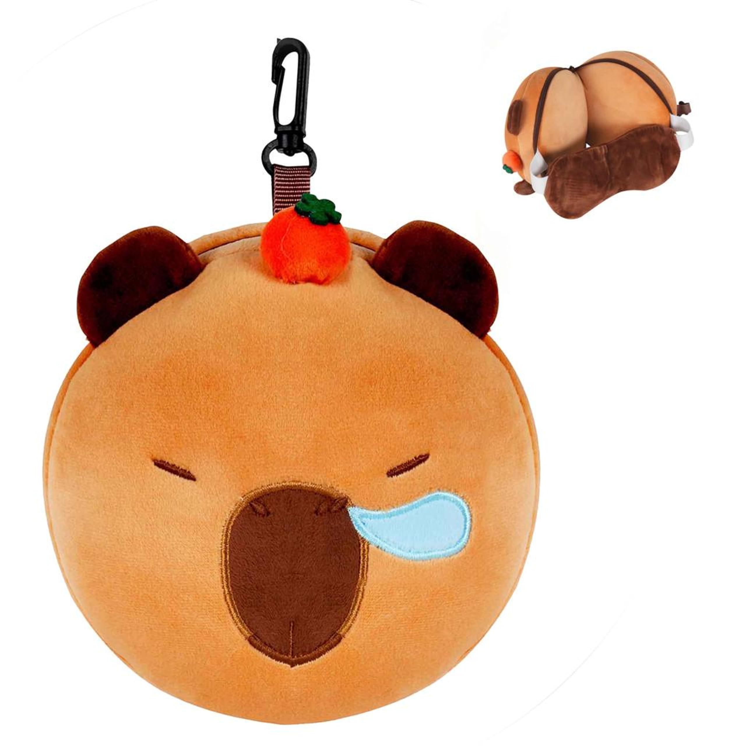 VEA Kids Pillow with Eye Mask – Brown Bear Design, Travel Pillow for Children, Soft Sleeping Pillow for Car, Flight & Nap Time-image-24