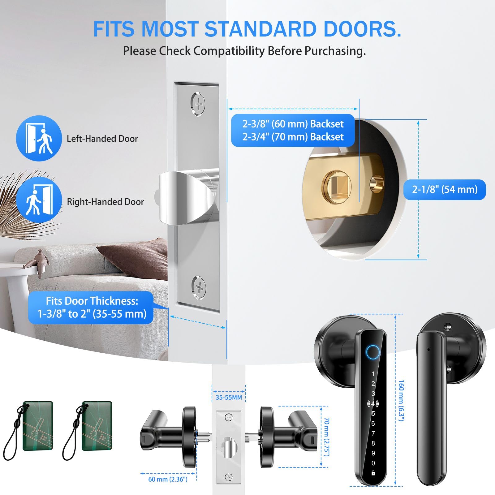 Smart Fingerprint Door Lock - Keyless Entry -5