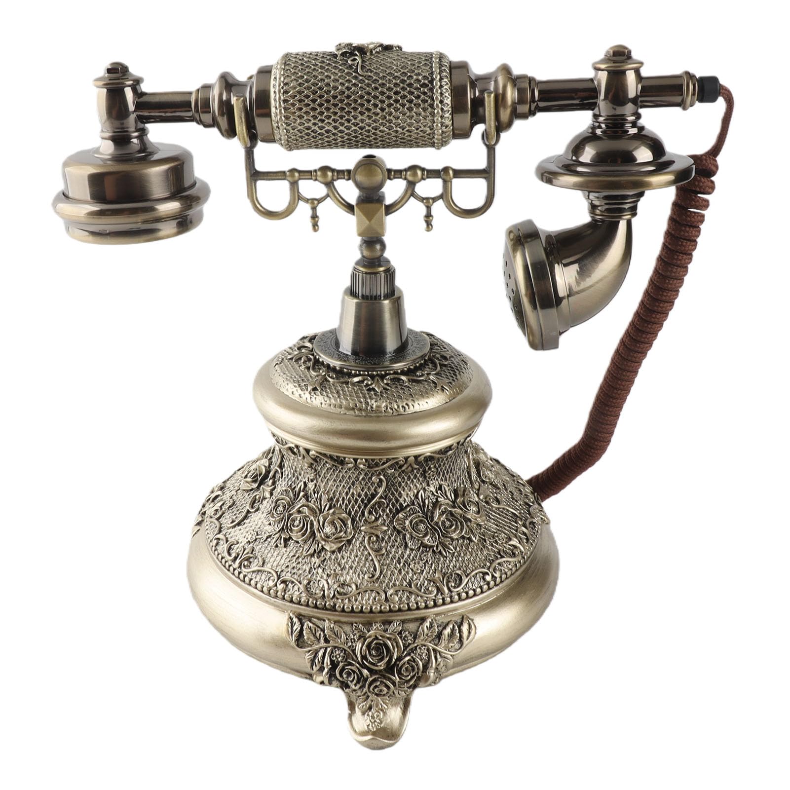 Alomejor Zabytkowy Telefon MS-5700D z tarczą w Stylu Retro do Wystroju Hoteli i Wnętrz, Doskonałe Wykonanie i lekkość, Nie Wymaga Zasilania