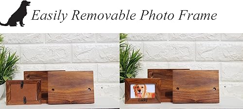 Miniatura 7 de Urna de madera personalizada para mascotas amorosas para almacenar cenizas  urna de cenizas de hueso para perro o gato Pet Memorial KeepsaKe  caja