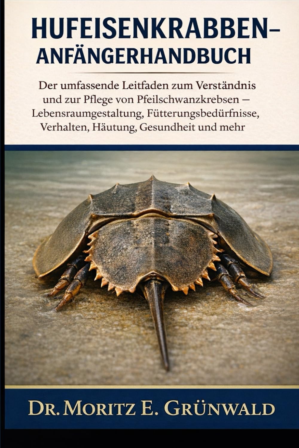 HUFEISENKRABBEN-ANFÄNGERHANDBUCH: Der umfassende Leitfaden zum Verständnis und zur Pflege von Pfeilschwanzkrebsen – Lebensraumgestaltung, Fütterungsbedürfnisse, Verhalten, Häutung, Gesundheit und mehr