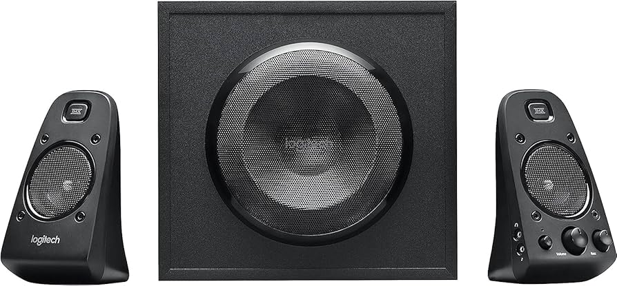 Logitech THX SpeakerSystem Z623 AUXケーブル付 Logitech Z623 Powerful 2.1 Speaker System with Bluetooth