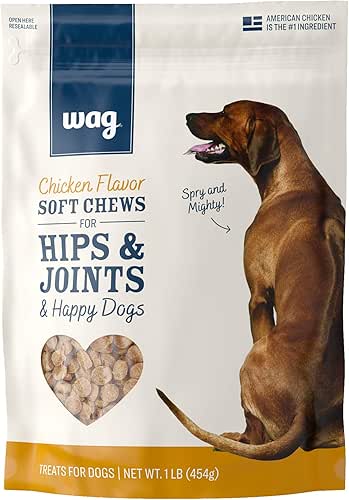 Amazon Brand – Wag Chicken Flavor Hip & Joint Training