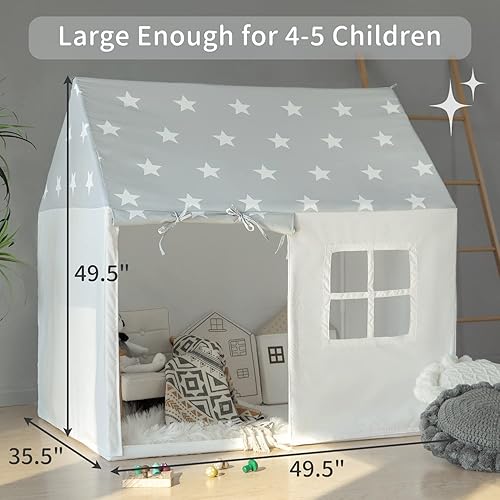 Miniatura 6 de Tienda de campaña con luz de estrella para niños, tienda de campaña interior para niños pequeños, juguetes para niños y niñas, tienda de campaña de
