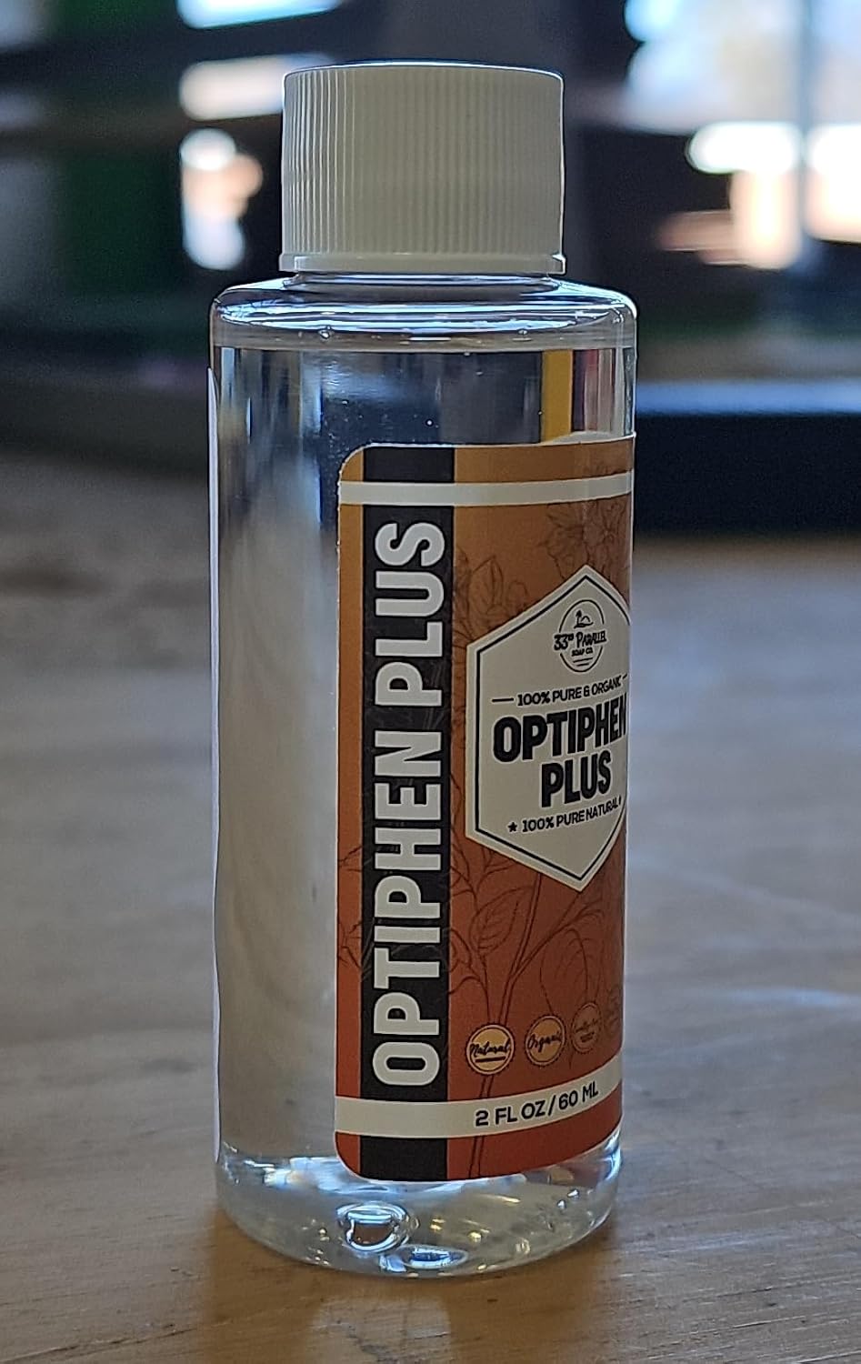 OPTIPHEN Plus Natural Preservative (2 oz) Paraben-Free; Formaldehyde-Free; Water & Oil Soluble | Suitable for Soap Making, Lotions, Conditioners, Creams & More | Keeps Products Fresh/Safe | 2 Ounces