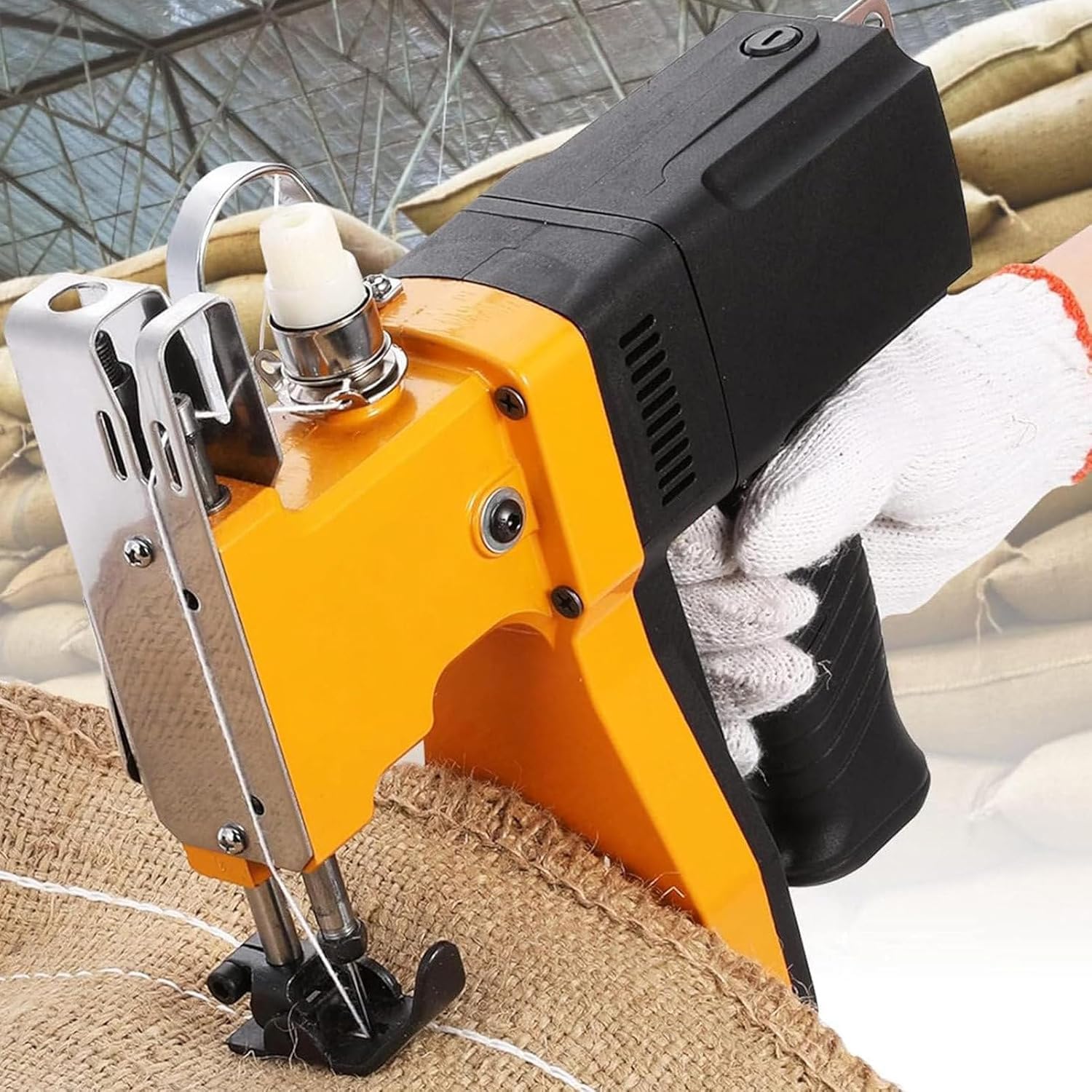 Bag Closer Closing Machine, Portable Electric Sewing Machine 36v, Wireless Stitching Closer Seal, Ideal for Bags, for Bag Closer Closing Machine,1battery