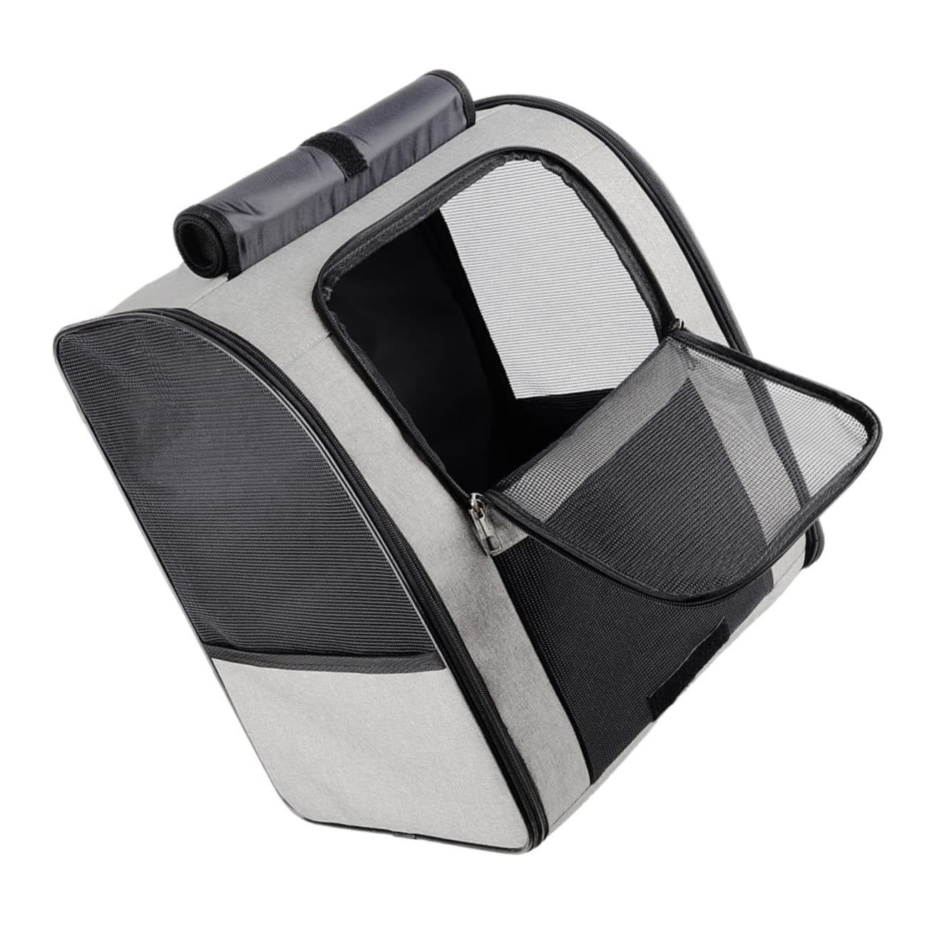 COLLBATH Tragbare Katzen Schultertasche aus Oxford Stoff mit Komfortablem Griff Großer Atmungsaktiver Haustier Rucksack für Reisen und Ausflüge mit Viel Stauraum