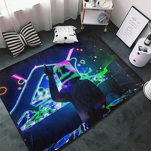 Miniatura 4 de Alfombras lavables de gran tamaño dj malvavisco dj y magnífica escenario impresión en vivo suaves y grandes alfombra antideslizante para habitación