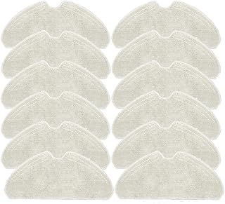 Beegie Roller/Side Brush Accessories. Compatible for Dreame. D10s / D10s Pro Robot Vacuum Cleaner Wahable Hepa Filter Mop Cloth Rags Replacement (Color : 12 Side Brushes)