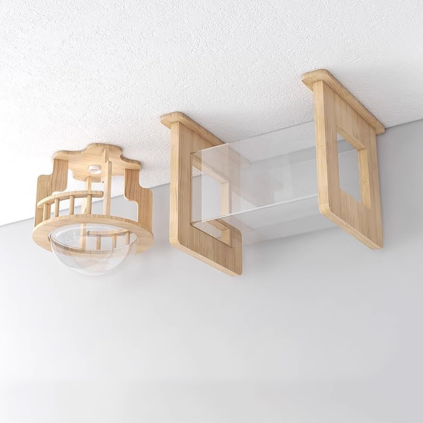 Estantes de Pared para Gatos, Estanterías para Gatos, Gatos Pared, Juego de Muebles de Pared, Estantes de Techo para Gatos, con 1 Nido para Gatos y 1 Túnel para Gatos