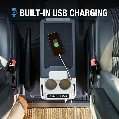 Miniatura 6 de Blizzard Box - Enfriador eléctrico portátil de 13 cuartos de galón  Refrigerador de coche sin hielo, 12 V24 V CC y 110 V CA, termostato digital,