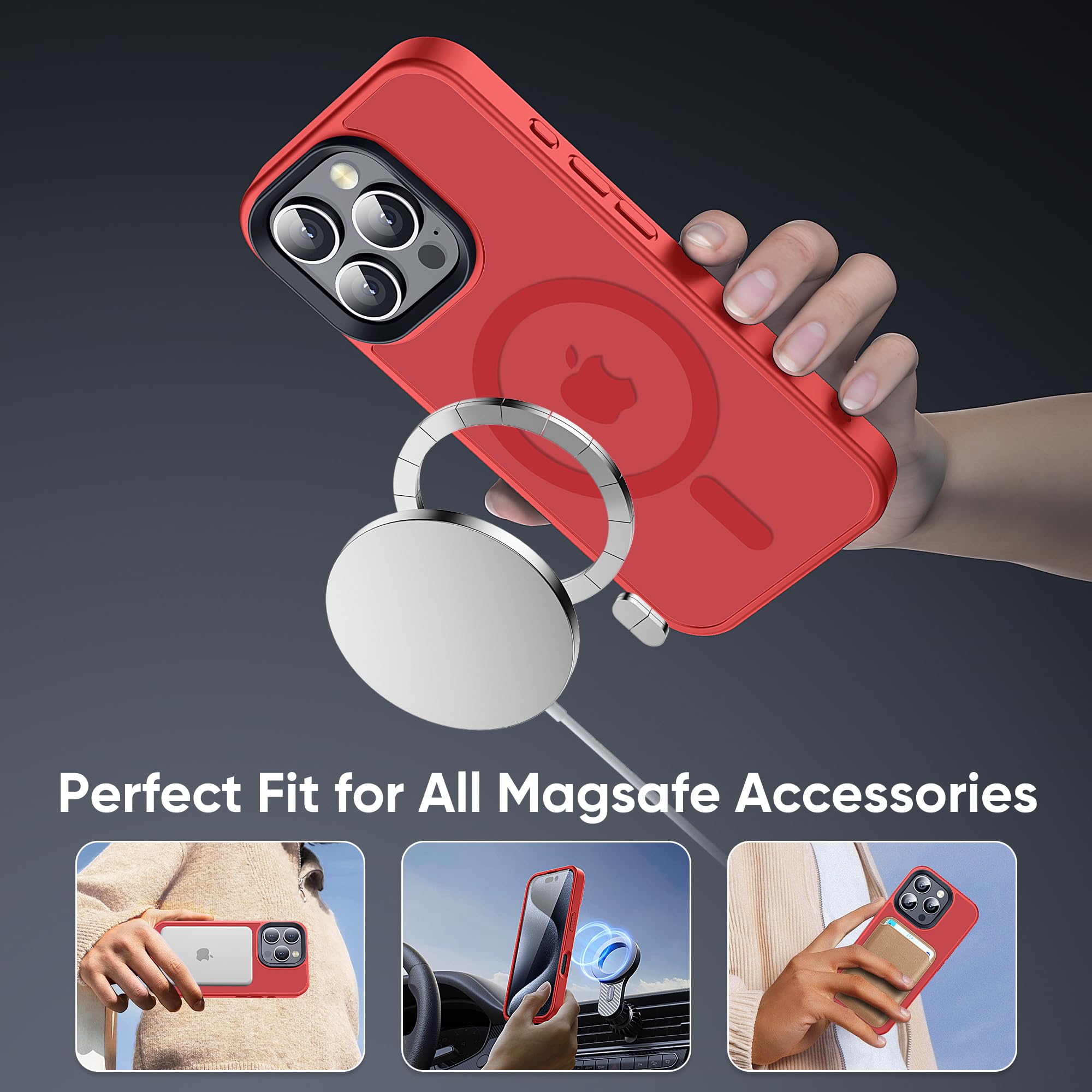 Amazon.co.jp: 【米軍規格・MagSafe対応】Gtsoho iPhone 16 Pro Max