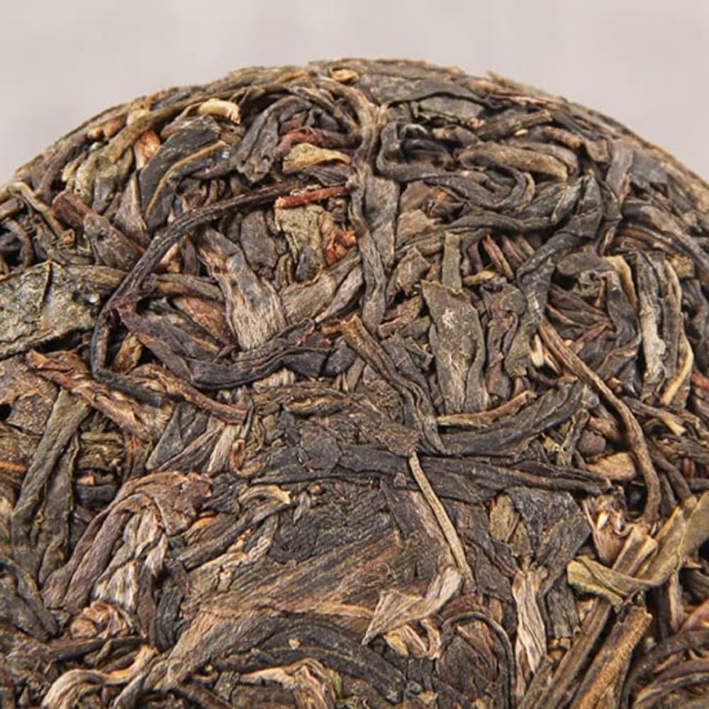 Herbata Surowa Starożytne Drzewoe Pu'er 100g Małe Ciastko Herbaciane, Unikalny Urok Herbaty Zielona Herbata (100 g * 10 szt)
