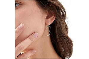 Spiral Threader Backless Earrings: A Unique Take on Ear Adornment