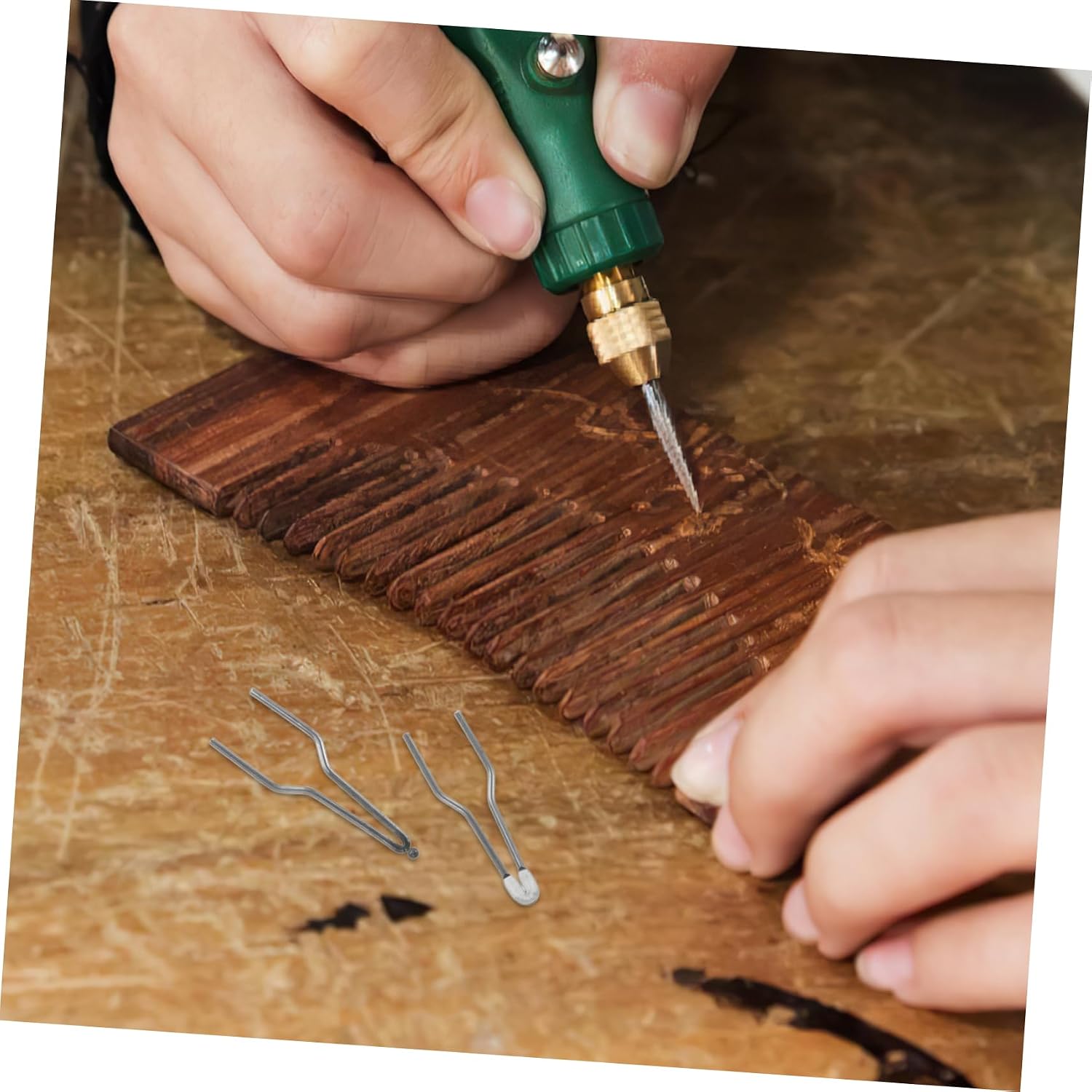 8Pcs Wood Burning Machine High Impedance Pyrography Tips for Projects Durable Replacement Nibs for Wood Burning Tools Reliable and Flexible Heating Wire