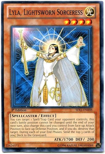 Yu-Gi-Oh.Lyla, lightsworn Sorceress (sdli-en008)Structure Deck Realm de luz1st EditionComún
