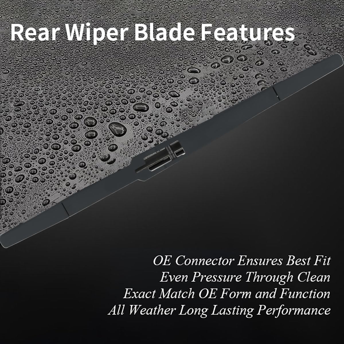 Wiper Blades for 2022 2023 2024 Hyundai Tucson Gas Model (Without Hybrid) | 26“ + 16“ Front & 11“ Rear | Premium All-Weather OEM-Quality Replacement Windshield Wipers