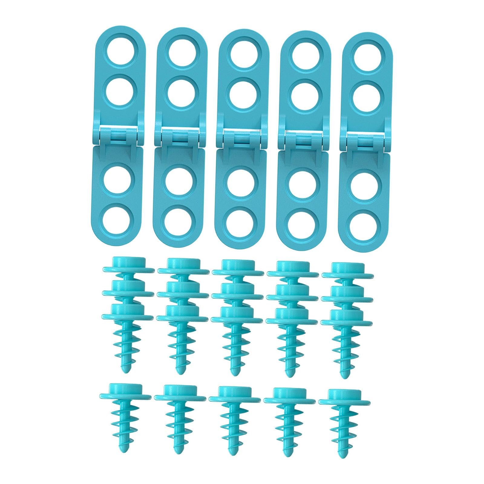 5 Pieces Cardboard Hinges Construction Elements Screws Manual Work Motor Skills Sensory Learning Suitable for Girls Boys Creative Activities, Style D