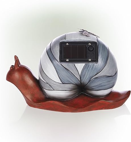 Miniatura 7 de Alpine Corporation "Crea una estatua de caracol con luz LED solar